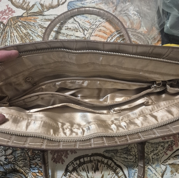 Guess Beige and Brown Women's Handbag - Picture 5 of 8